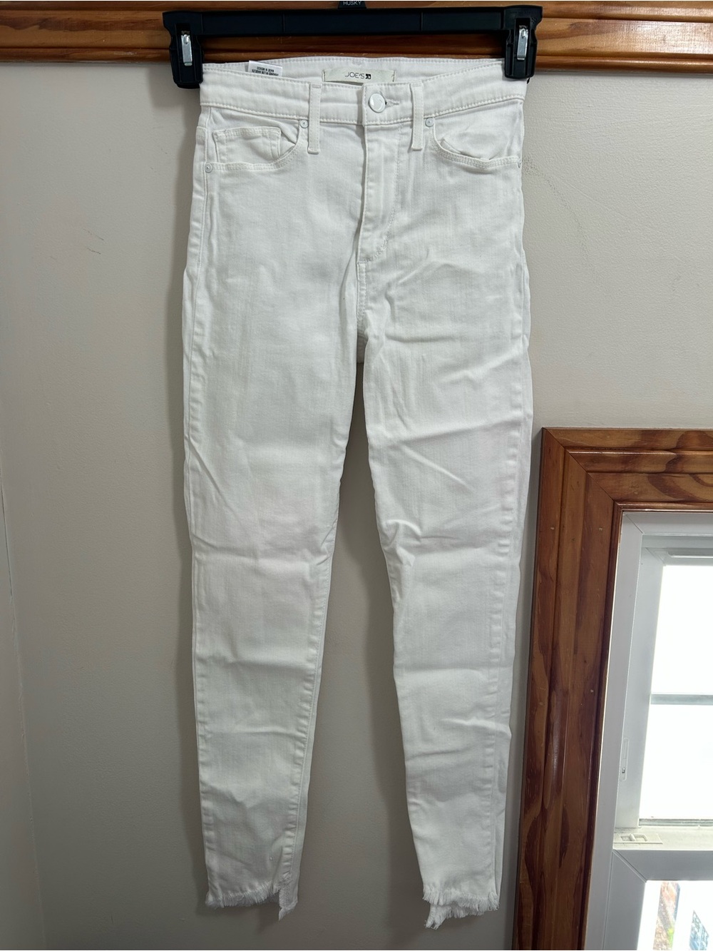Joe's Jeans White Skinny Stretch Jeans